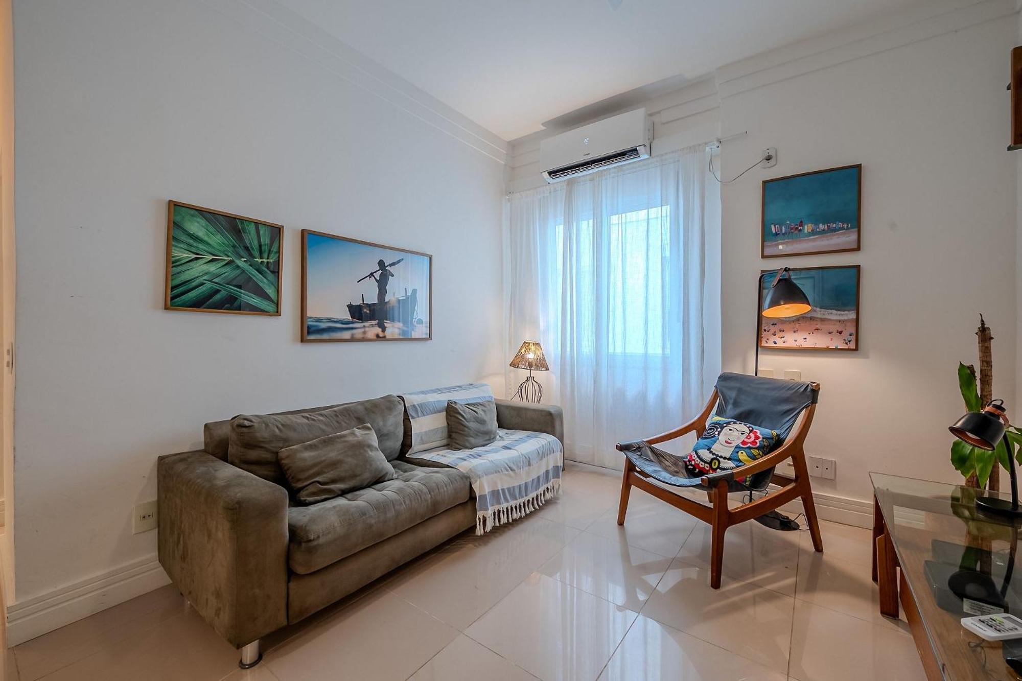 Leblon, A 4 Min Da E Metro Apartamento